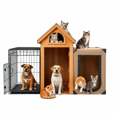 Stylish pet houses for dogs and cats