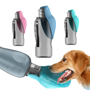 800ml Dogs Water Bottle Portable High Capacity Leakproof Pet Foldable Drinking Bowl Golden Retriever Outdoor Walking Supplies Pet Products - CJdropshipping