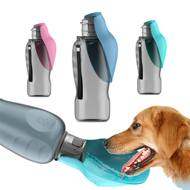 800ml Dogs Water Bottle Portable High Capacity Leakproof Pet Foldable Drinking Bowl Golden Retriever Outdoor Walking Supplies Pet Products - CJdropshipping
