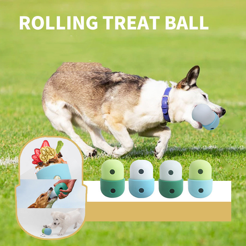 New 2 In 1 Pet Toys Products Dog Leakage Toy Ball Silicone Pet Supplies - CJdropshipping